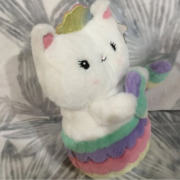 FAO Schwarz Glow Brights Toy Plush LED with Sound Meowmaid 12" Stuffed Animal - Picture 3 of 9